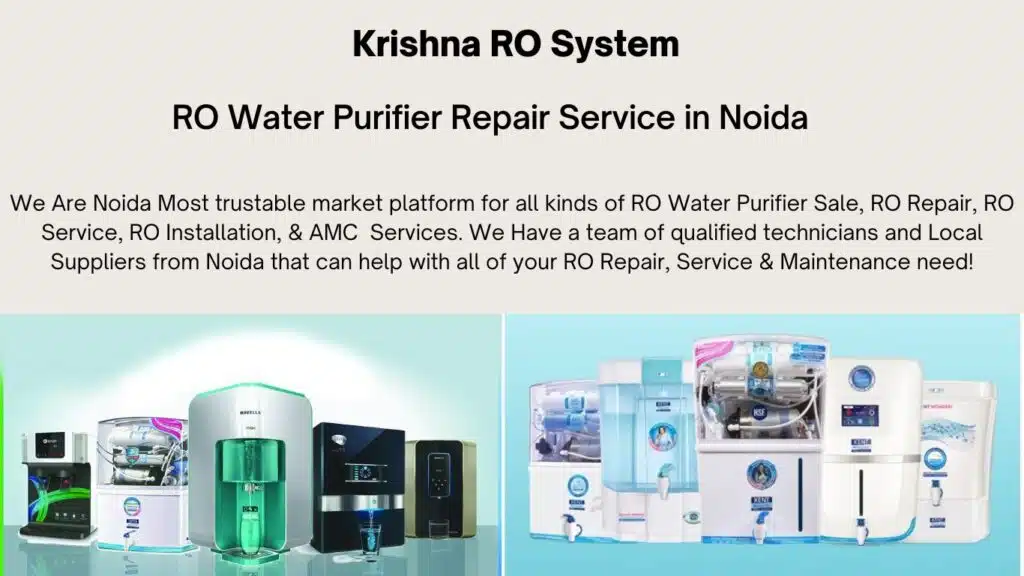 Ro water purifier service in noida